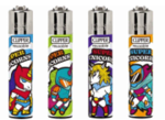 Clipper Feuerzeuge groß 48er Display Sprüche Einhorn